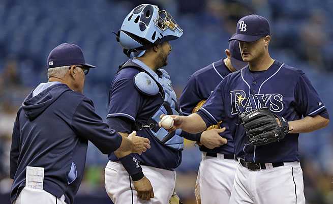 Catcher Jose Molina is one of the prime culprits making the Rays the slowest team in baseball.